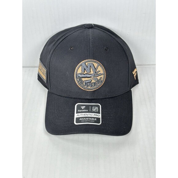 Fanatics NHL New York Islanders Military Appreciation Adjustable Black Hat NWT - Picture 1 of 5